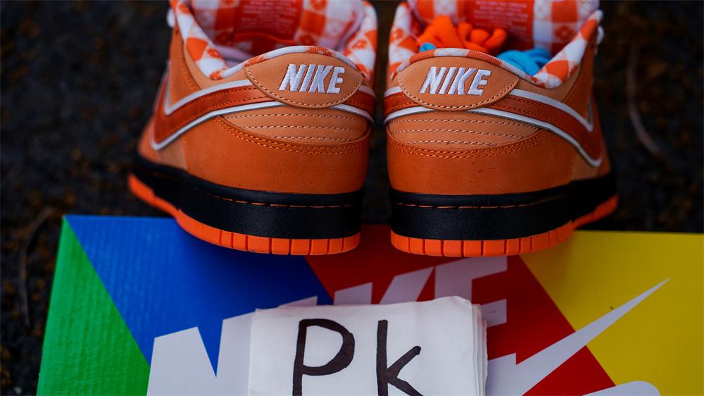 PK GOD NIKE SB DUNK LOW CONCEPTS ORANGE LOBSTER RETAIL MATERIALS READY TO SHIP